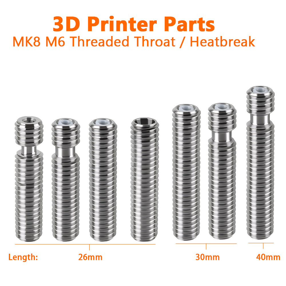 M6 목구멍 26mm 30mm 40mm 길이(MK8 1 - Ptfe Tape Thread 리뷰 및 가격
