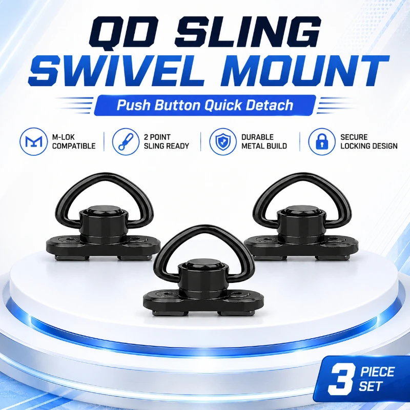 푸시 버튼 퀵 릴리스 QD 스트랩 커넥터 Mlok 레일 - Push Fit Connector 리뷰 및 가격