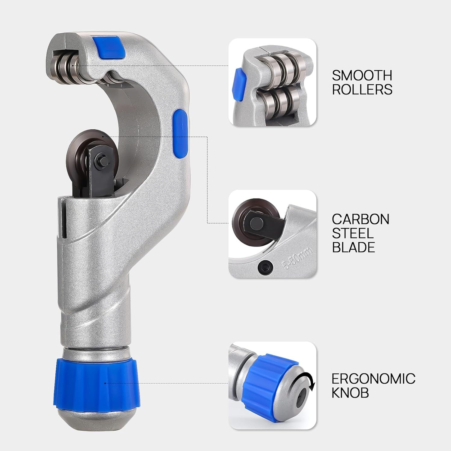 튜브 커터 도구, 강력한 파이프 커터(데버링 리머 포함 - Pipe Cutter Ratchet 리뷰 및 가격