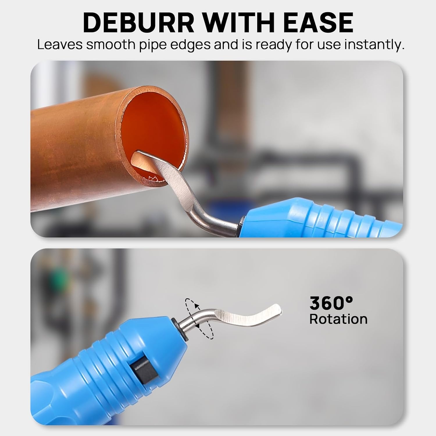 튜브 커터 도구, 강력한 파이프 커터(데버링 리머 포함 - Pipe Cutter Ratchet 리뷰 및 가격