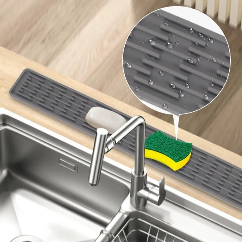 미끄럼 방지 실리콘 배수 매트 접이식 식기 건조 긴 수 - Silicone Tap Washer 리뷰 및 가격